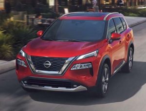 Re Nissan Rogue driving near Indianapolis, IN