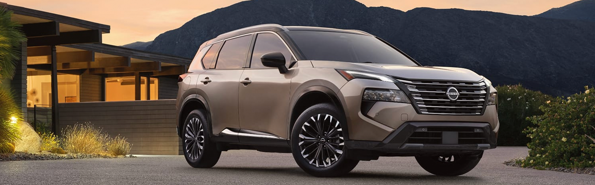 Nissan SUV parked outdoors