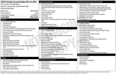 2023 Honda Accord EX