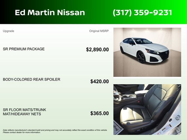 2023 Nissan Altima 2.5 SR PREMIUM AWD