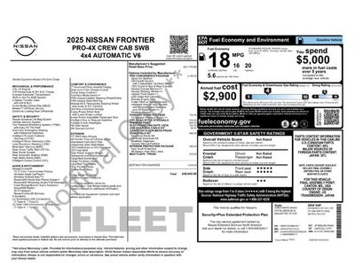 2025 Nissan Frontier PRO-4X