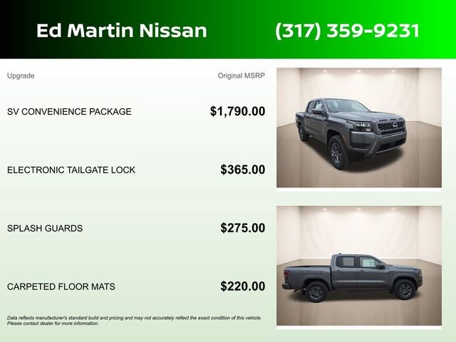 2026 Nissan Frontier SV