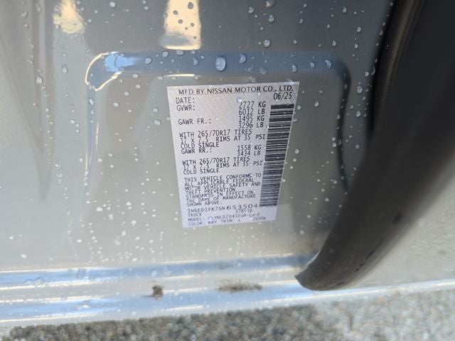 2025 Nissan Frontier PRO-4X