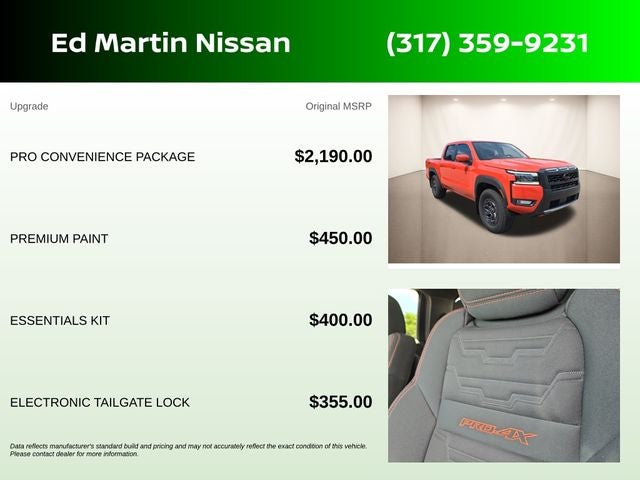 2025 Nissan Frontier PRO-4X