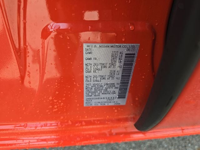 2025 Nissan Frontier PRO-4X