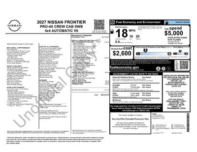 2027 Nissan Frontier PRO-4X ROUSH