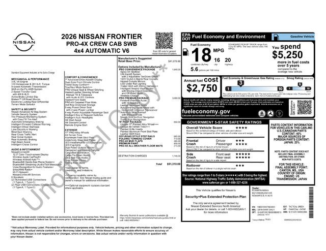 2026 Nissan Frontier PRO-4X ROUSH