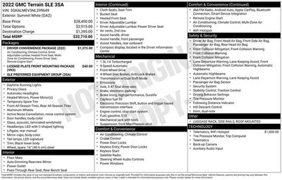 2022 GMC Terrain SLE