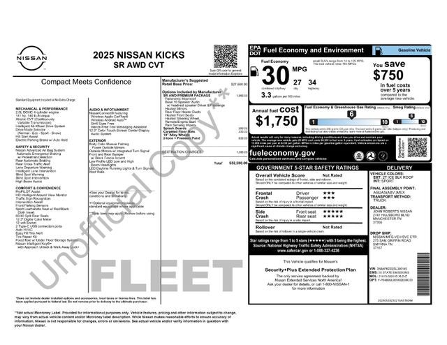 2025 Nissan Kicks SR PREMIUM