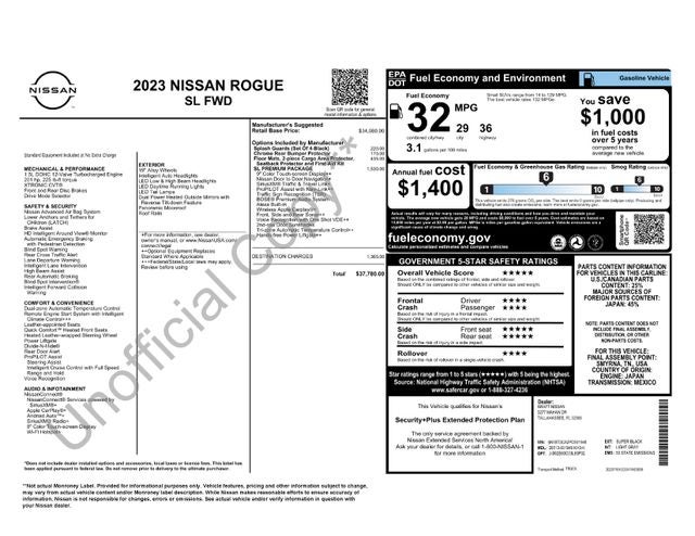 2023 Nissan Rogue SL PREMIUM