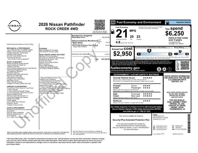 2026 Nissan Pathfinder Rock Creek 4WD's photo