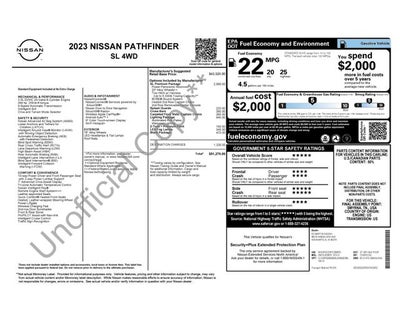 2023 Nissan Pathfinder SL PREMIUM