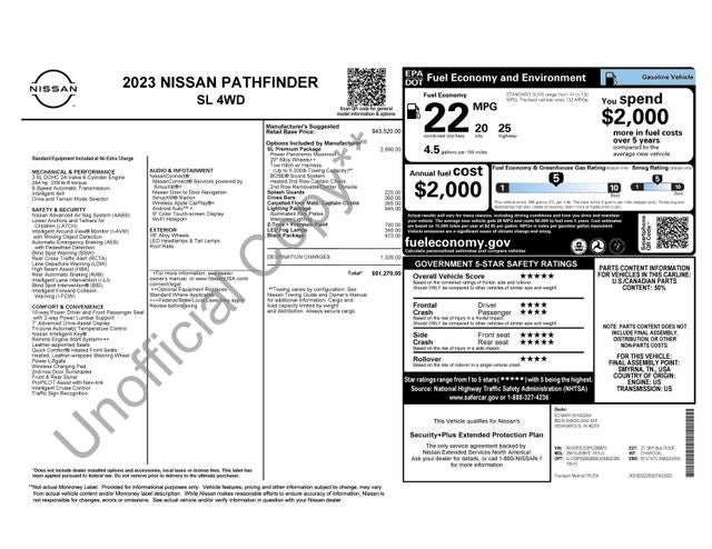 2023 Nissan Pathfinder SL PREMIUM