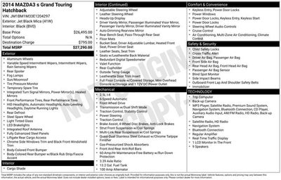 2014 Mazda Mazda3 s Grand Touring