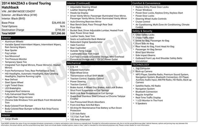 2014 Mazda Mazda3 s Grand Touring