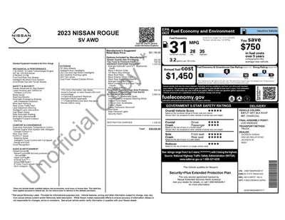 2023 Nissan Rogue SV PREMIUM/MIDNIGHT