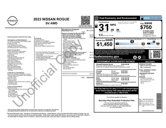 2023 Nissan Rogue SV PREMIUM/MIDNIGHT