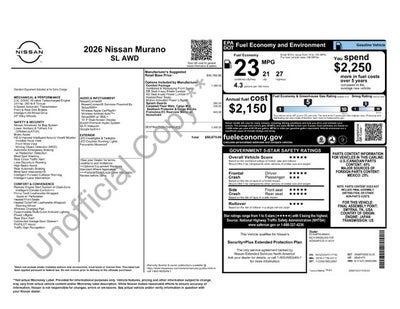 2026 Nissan Murano SL
