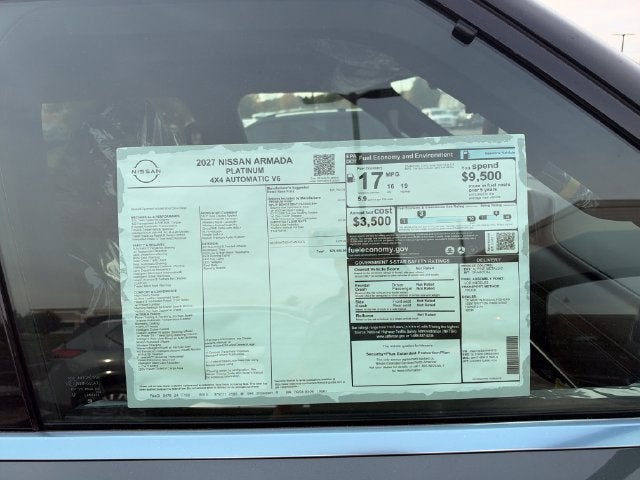2027 Nissan Armada Platinum