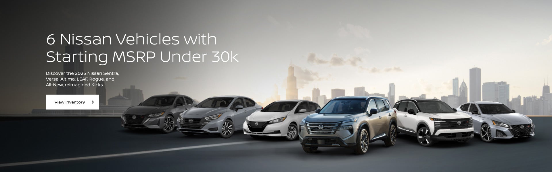 6 Nissan Vehicles with Starting MSRP Under 30k