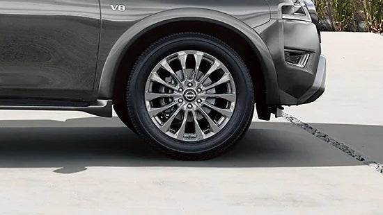 2023 Nissan Armada wheel and tire | Ed Martin Nissan in Indianapolis IN
